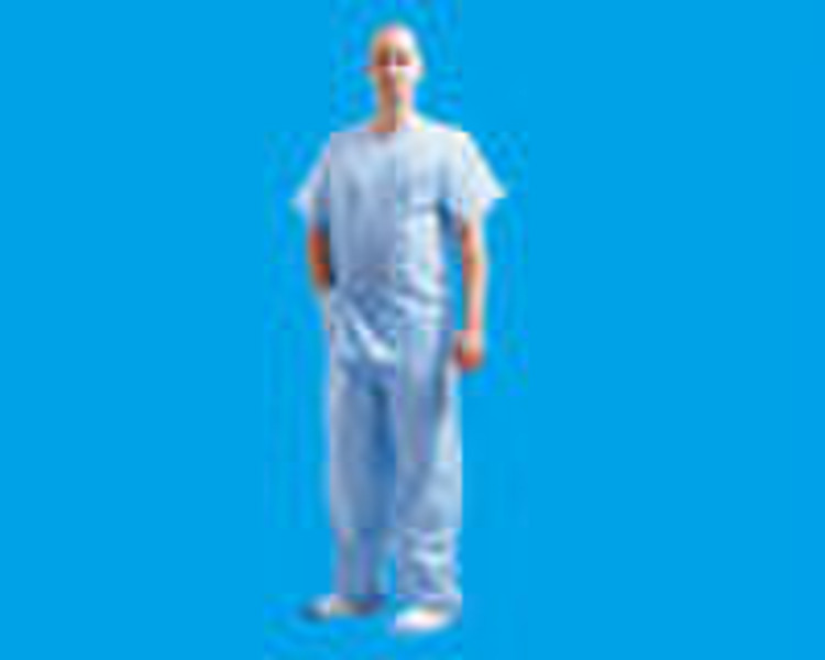 Disposable nonwoven sauna gown