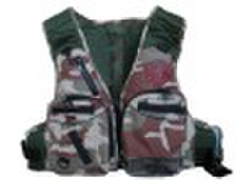 Camouflage Fishing  Life Vest