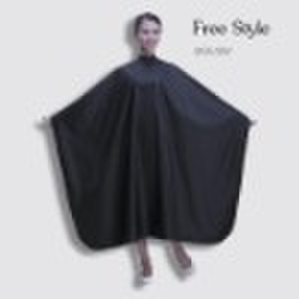 hairdressing cape PVC, water proof, stain-resistan