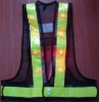 LED vest / LED garment,reflective LED vest,Mesh Ve