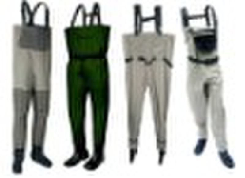 Breathable fishing wader