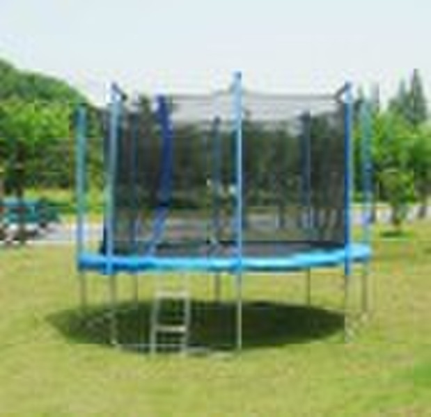 13FT Recreational Round Trampoline with Ladder