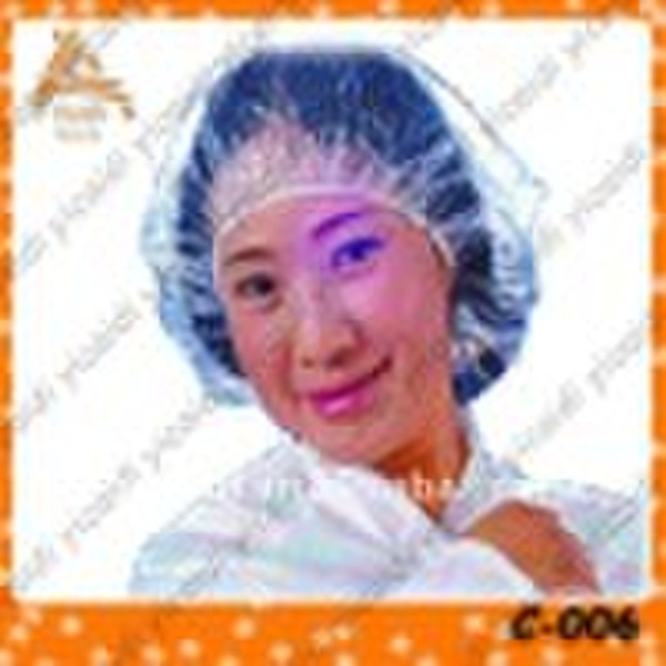 disposable hotel pe shower cap