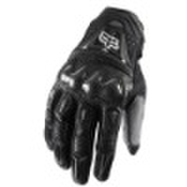 FOX бомбардировщик кожа углерода перчатки / мотоцикл перчатки