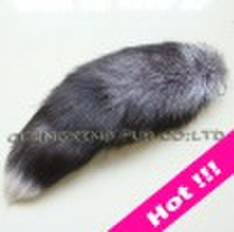 Cute Fox Fur Tail Key Chain