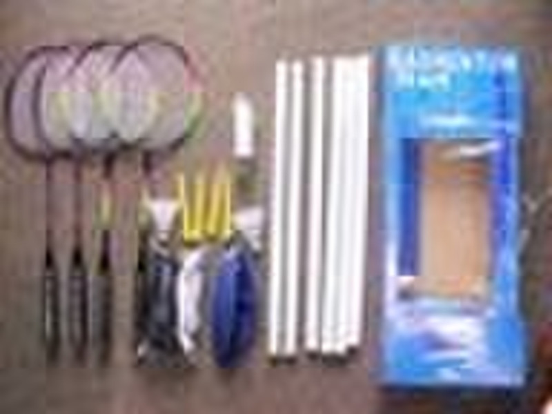 badminton rackets set for 4 players