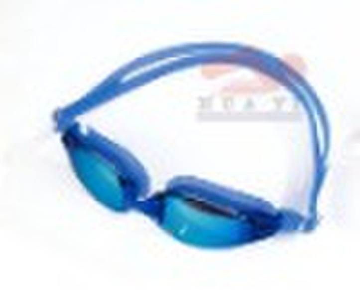 Mirror coated swimming goggle