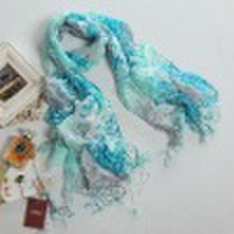 ladies' printed viscose scarf (NV-01081002)