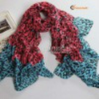 ladies' fashion chiffon scarf