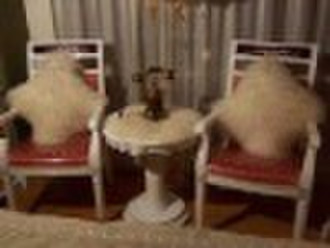 Mongolian fur pillow