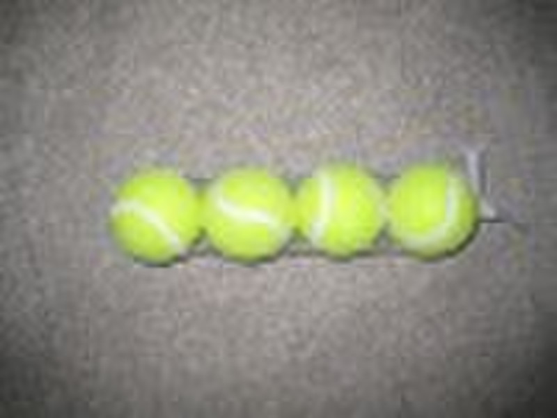tennis ball in mash bag