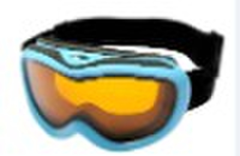 2011 popular ski goggles with PC lens SNOW1300 wit