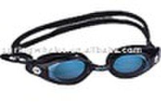 Optical swimming goggle with removable lens