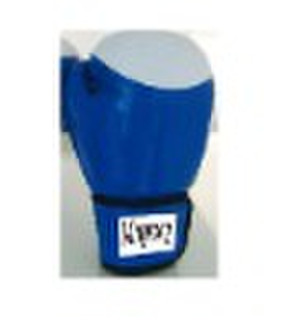 Leather competition boxing gloves