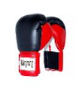 Leather boxing gloves