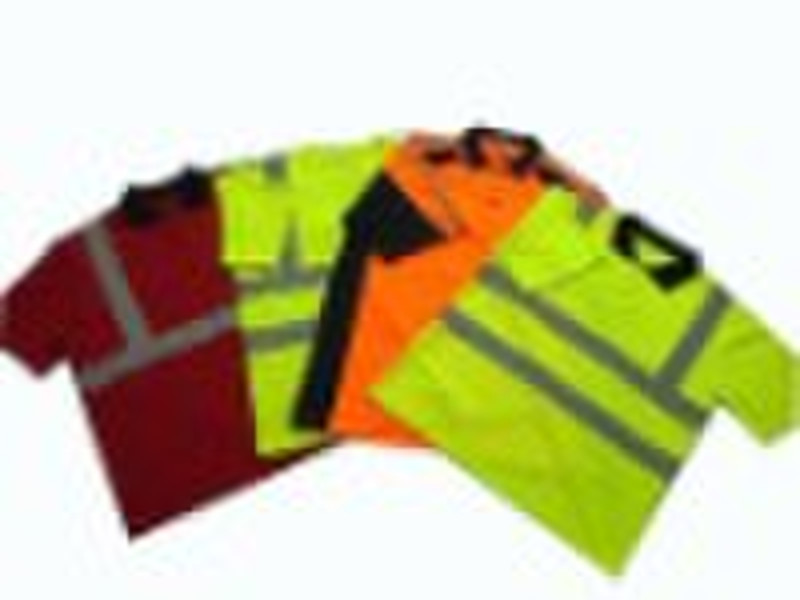 high visibility reflective safety t-shirt