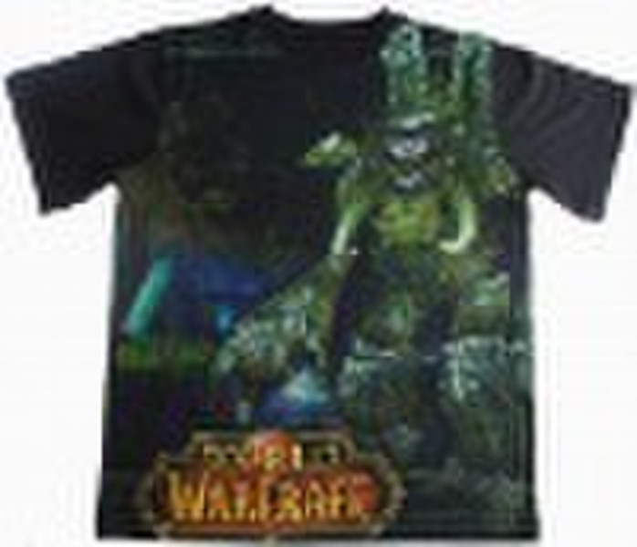 printed cotton T shirt