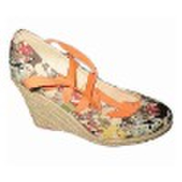 wedge espadrille shoe