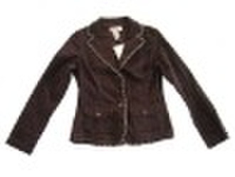 100% cotton fashion ladies jacket