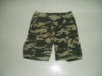 100%  cotton camo  walking  shorts