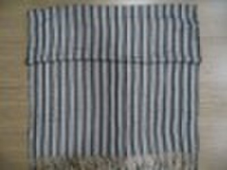 rayon yarn dyed stripe scarf