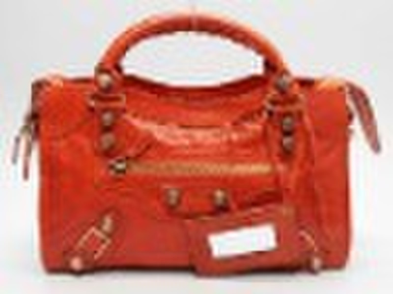 2011 name genuine leather handbag 084332C