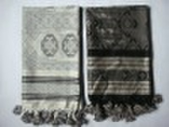 apron / long scarf / tassel scarf / ladies' sc