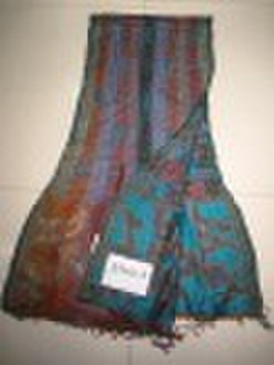 jacquard shawl rouched