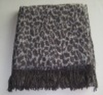 leopard ruana shawl