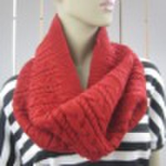 2010 lady fashion snood accessory/warm winter knit