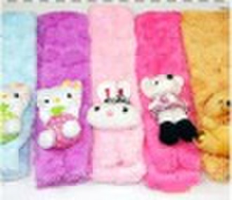 Children cartoon woolen scarves