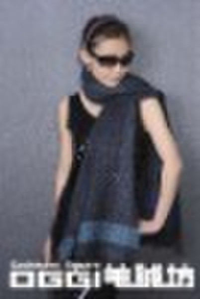 latest design wool scarves, dark blue women and me