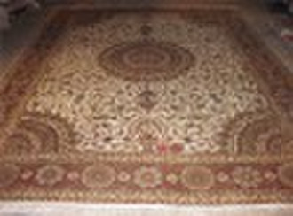 9x12ft hand knotted Persian pure silk carpet