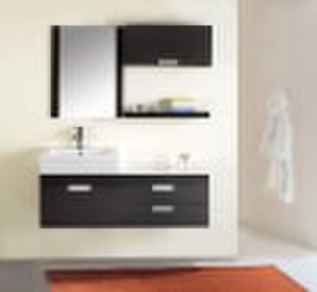 solid oak wood bathroom vanity cabinet 0320