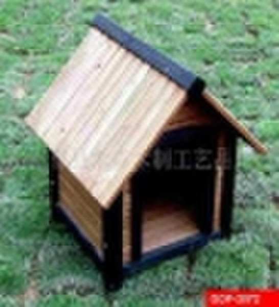 WOODEN DOG HOUSE