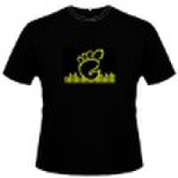 sound active flash EL T-shirt