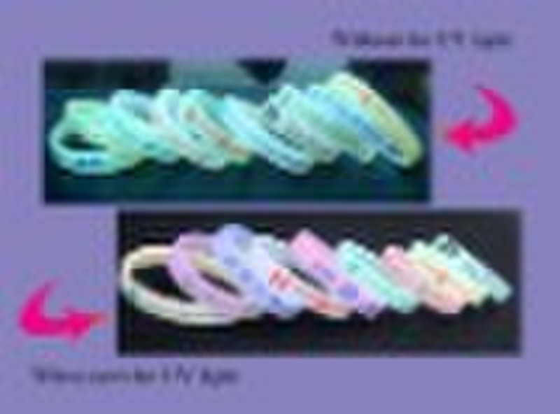 gift - uv  silicone bracelet