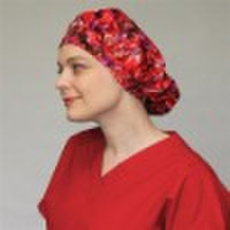 cotton hospital surgical scrub,lab Hat,nurse Cap