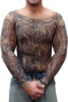 Hot sell novelty skin Tattoo T-shirt