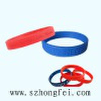 fashionable designed silicone bracelet