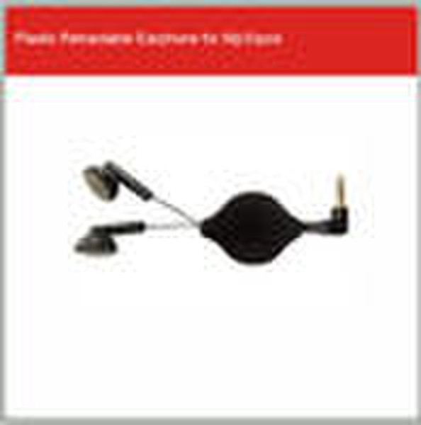 Retractable Earphone Promotional Earphone for MP3