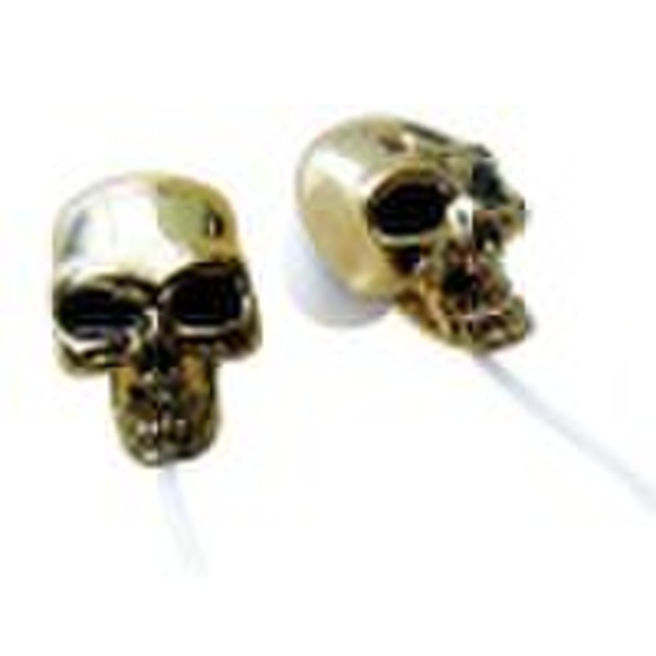 New Cool Full Metallic Skull Earphone