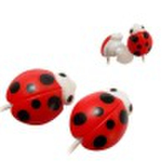 No.2 Seller- Ladybug earphone/earbuds