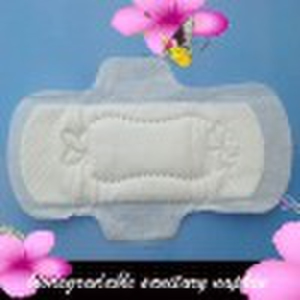 sanitary napkin(biodegradable,high quality)