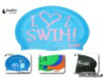 wrinkle-free silicone swim cap