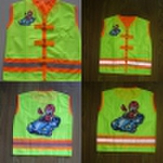 Children's high visibility reflective vest