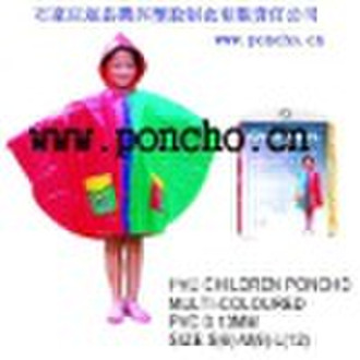 Feinheit PVC Kinder Poncho