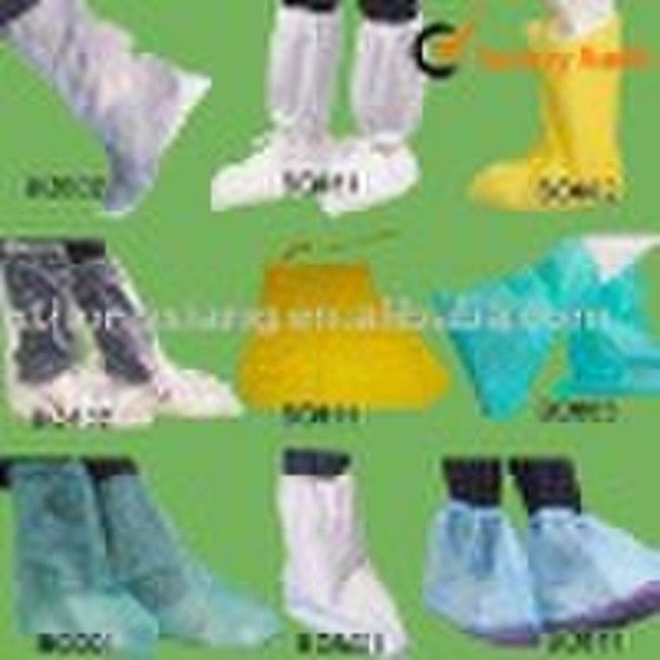 SPP/PP/CPE/PVC/ LDPE/MICROPOROUS Boot Cover Footwe