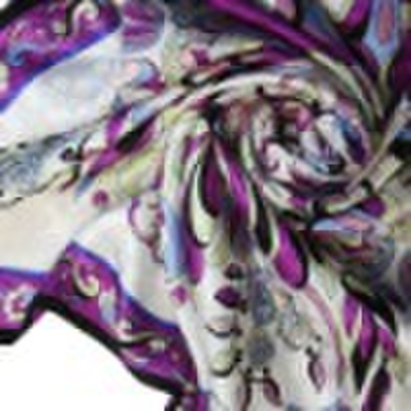 100%silk scarf