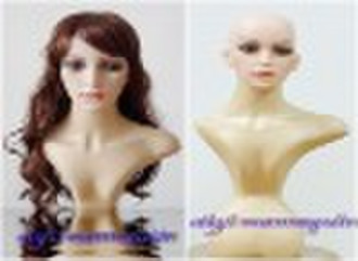 Realistic Plastic Female Mannequin Head